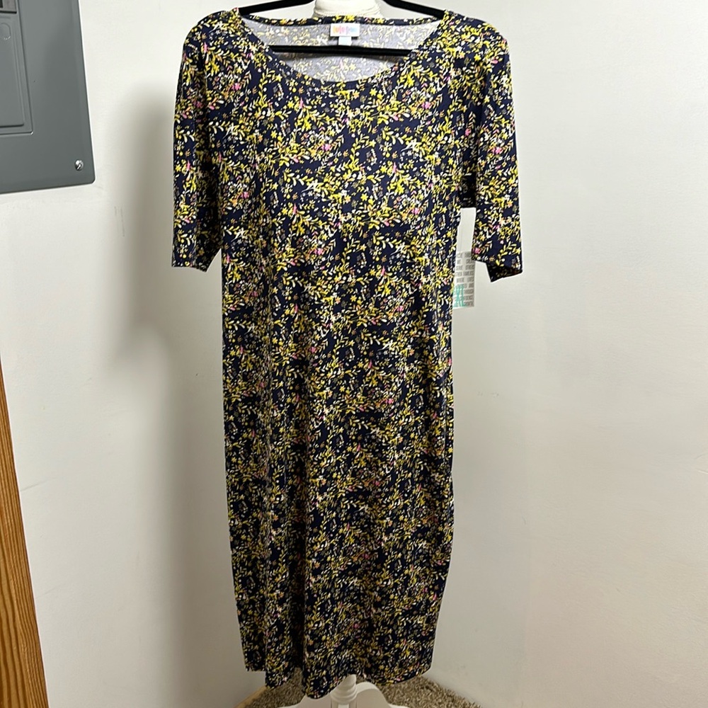 Beautiful purple and gold column dress with punk accents